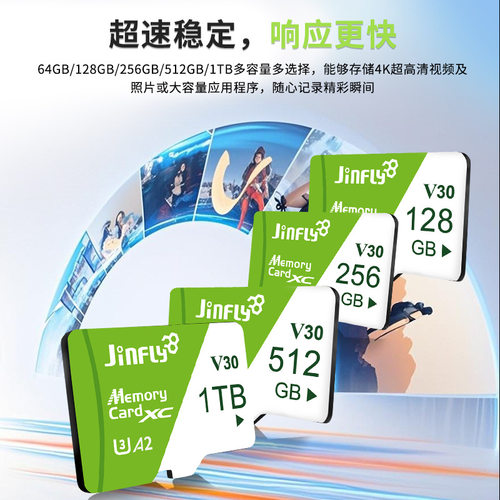 行车记录仪无人机监控专用内存