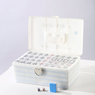家用手打麻將牌38#40#42#44#大号中号聚会四川手搓麻将手提箱雀牌