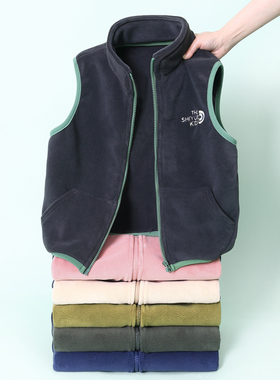 新款儿童马甲秋冬季男女中大童背心加厚奥粒绒校服神器保暖坎肩潮