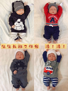 断码美国Carters卡特春秋季多款可爱长袖套装两件套男宝宝棉童装