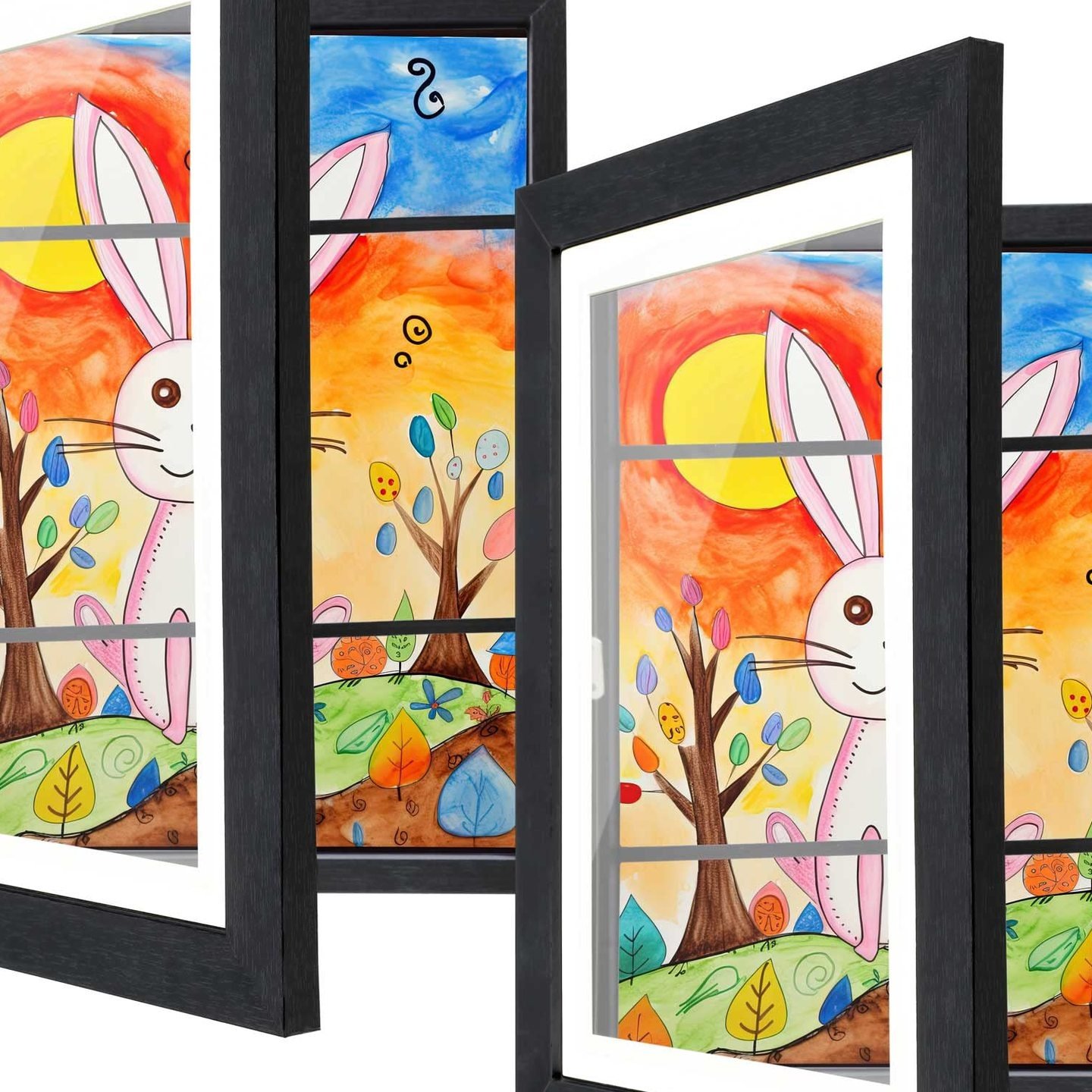 跨境强磁吸A3A4翻盖儿童艺术框艺术作品油画收纳相框可摆可挂创意,家居饰品,相框/画框,淘宝优惠券,粉丝福利购,淘宝优惠卷