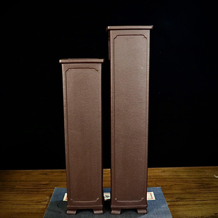 特价紫砂花盆细高签筒正方形四方奎面兰花盆悬崖盆景盆超高老桩盆