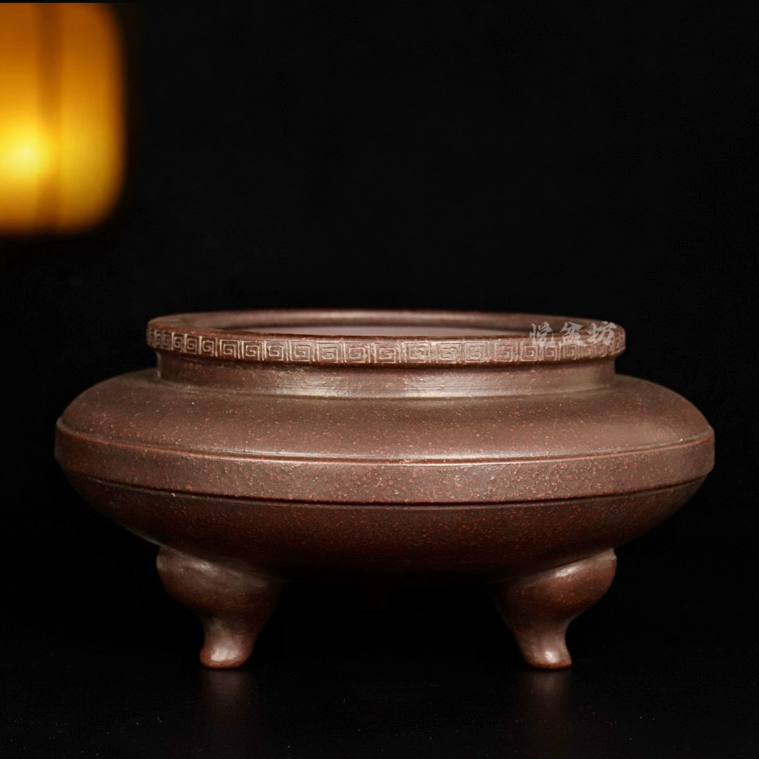 精品宜兴紫砂花盆小多肉菖蒲金弹子专用盆景盆三足香炉绿植盆栽盆,鲜花速递/花卉仿真/绿植园艺,花盆,淘宝优惠券,粉丝福利购,淘宝优惠卷