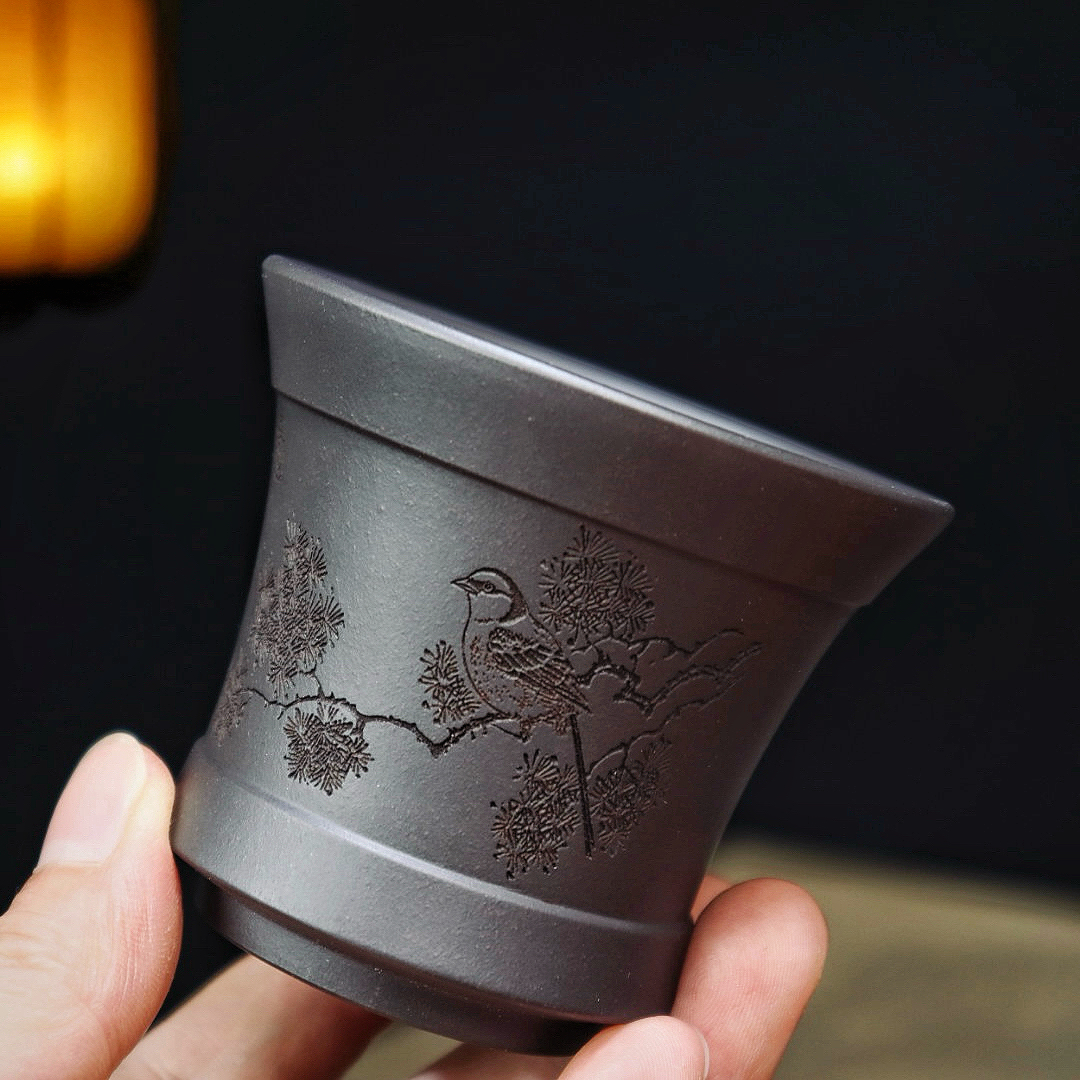 精品小号紫砂花盆微型绿植盆景盆多肉菖蒲云竹桌面盆栽盆特价清仓