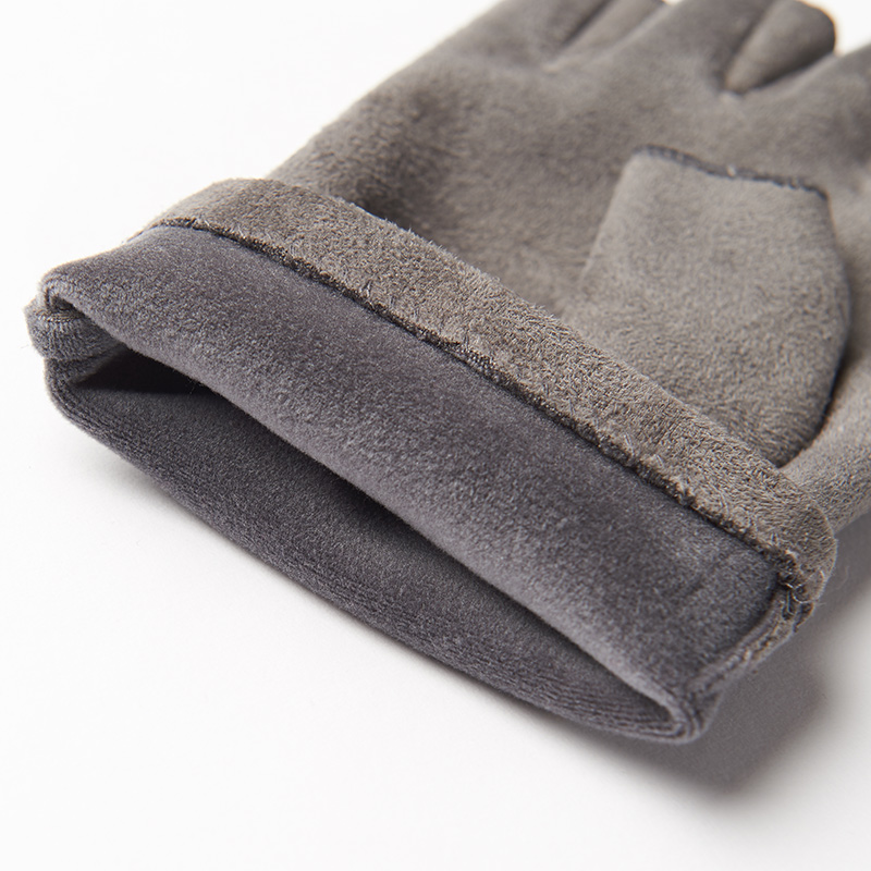 Gants pour homme REALBY    en velours - Ref 2781620 Image 4