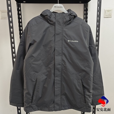 2025秋冬新款哥伦比亚户外男防水热能700P羽绒三合一冲锋衣XE5418