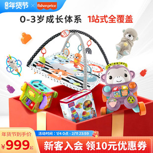 费雪新生儿玩具大礼包婴幼儿音乐哄睡满月生日礼见面礼盒益智启蒙