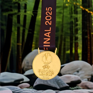 现货2025热刺VS曼联 孙兴慜 欧联杯收藏留念金属挂牌球迷纪念奖牌