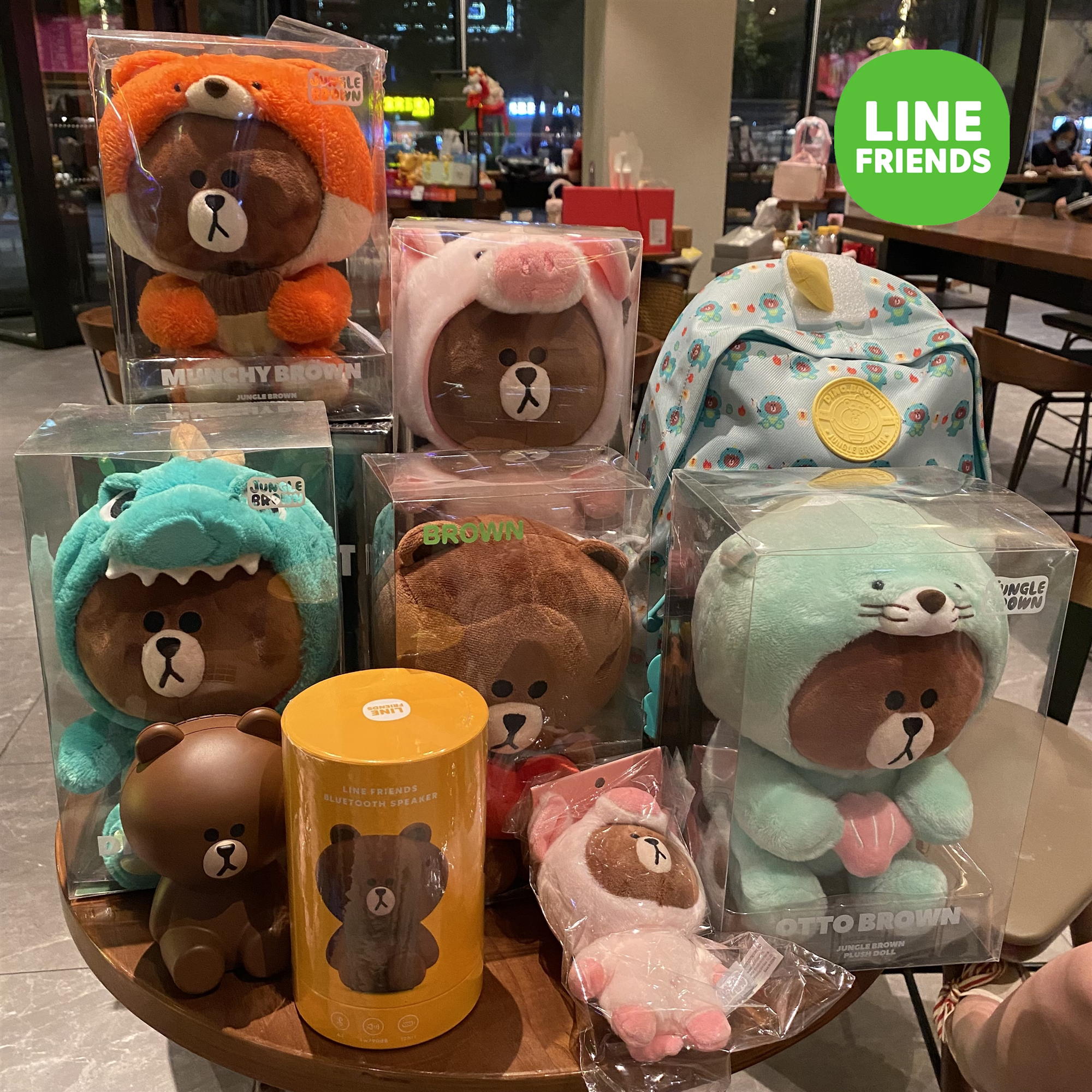 linefriends布朗熊LINEFRIENDS