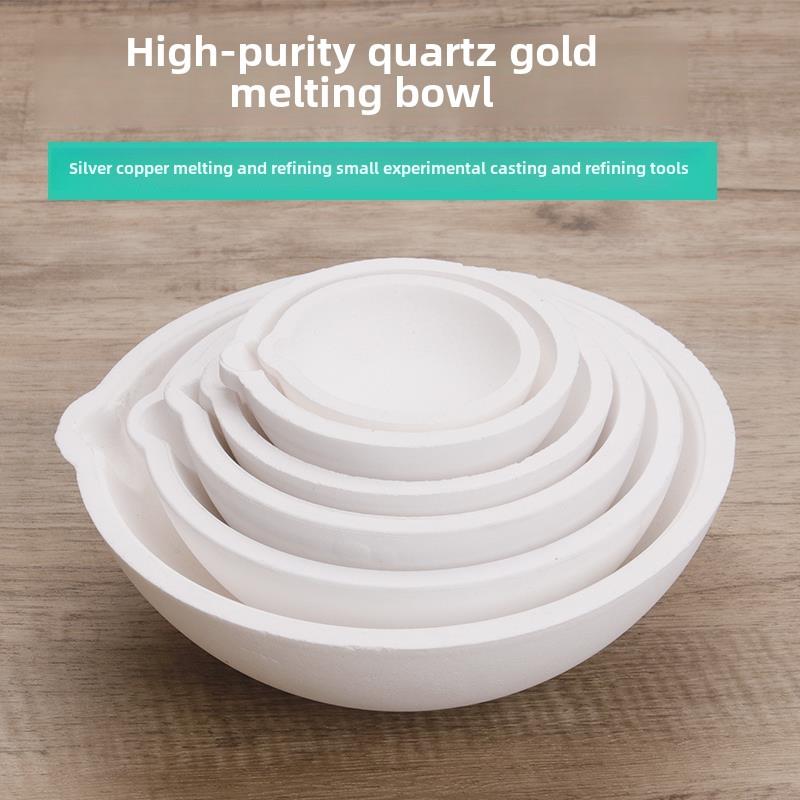 烧黄金烧杯炼金坩融化铂熔化锅提炼熔金碗坩锅融金小型炼化工具