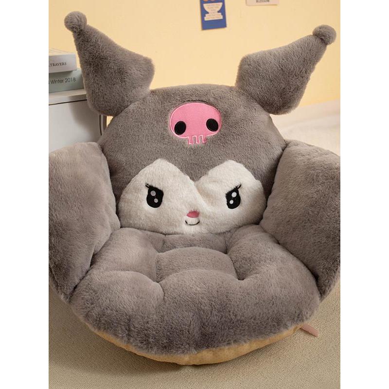 卡通小恶魔久坐坐垫靠背一体办公室靠垫护腰大学生座椅宿舍屁股垫