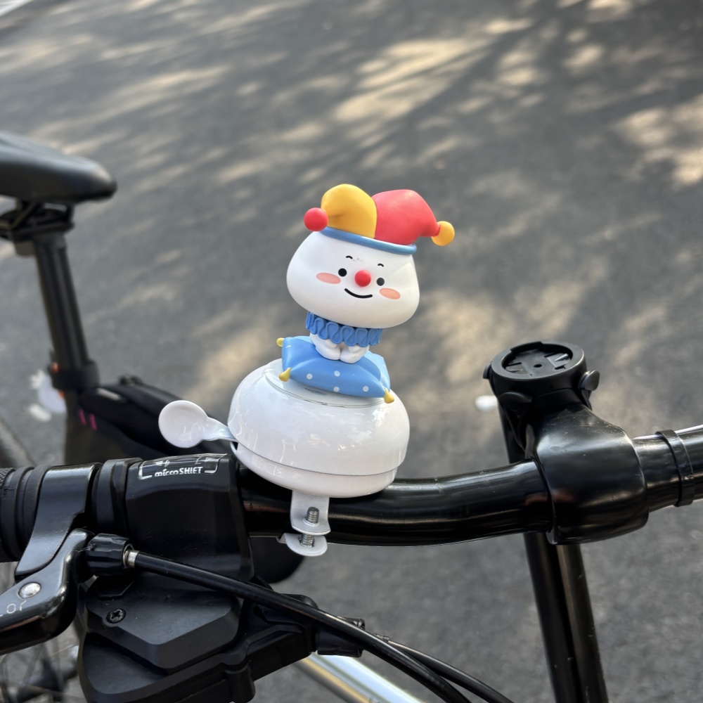 扑克小丑车铃自行车铃手拨铃金属车铃适合20-22mm车把直径