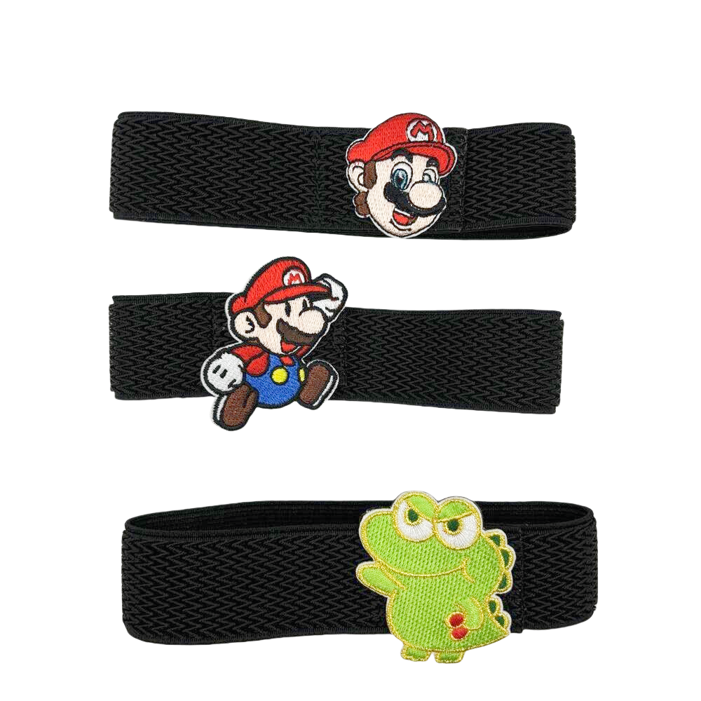 超级马里奥玛丽束裤脚带公路山地休闲自行车束裤脚带绑腿裤脚扎带