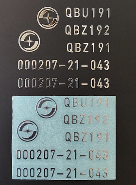 QBZ191/192/QBU191金属贴纸锦明下供m4 SCAR LDT416ak74U配件