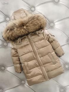 冬季北方加厚儿童羽绒服男女童宝宝中小大童户外羽绒服外套大毛领