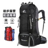 Вместительный и большой рюкзак подходит для пеших прогулок для кемпинга, универсальная сумка через плечо для путешествий