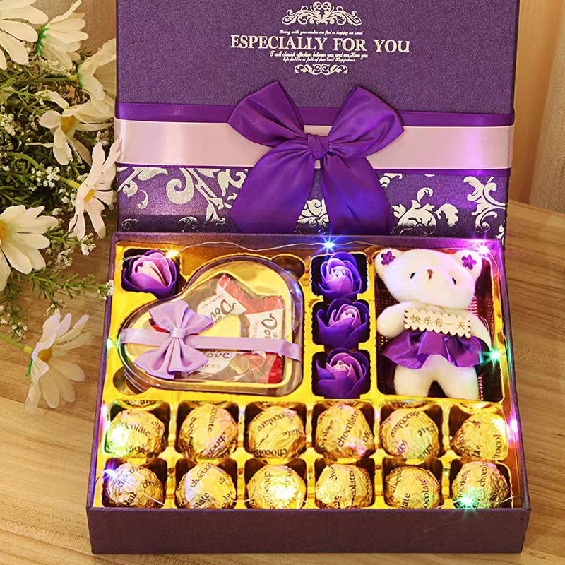 创意德芙巧克力生日礼品礼盒装