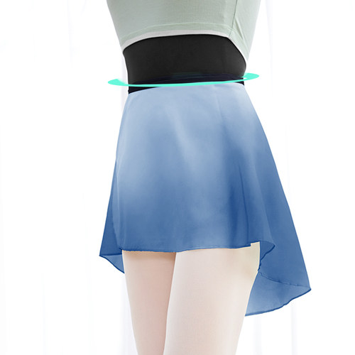 舞蹈裙纱渐变成人舞蹈