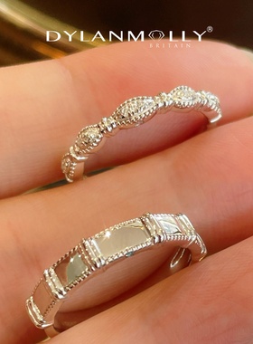 恋爱礼物自选宝石的创意情侣对戒