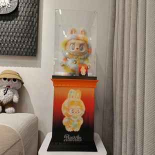 3D打印罗马柱底座适配拉布布ROCK大夏日zimomo大天使大首领展示柜