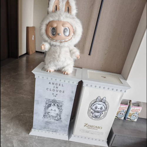 3D打印适用zimomo大天使大首领包装盒大理石色罗马柱底座