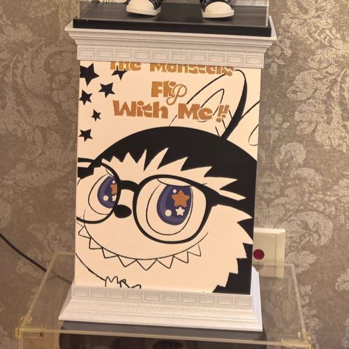 适用3D打印LABUBU大天使大首领包装盒底座罗马柱箱底座展示柜地台