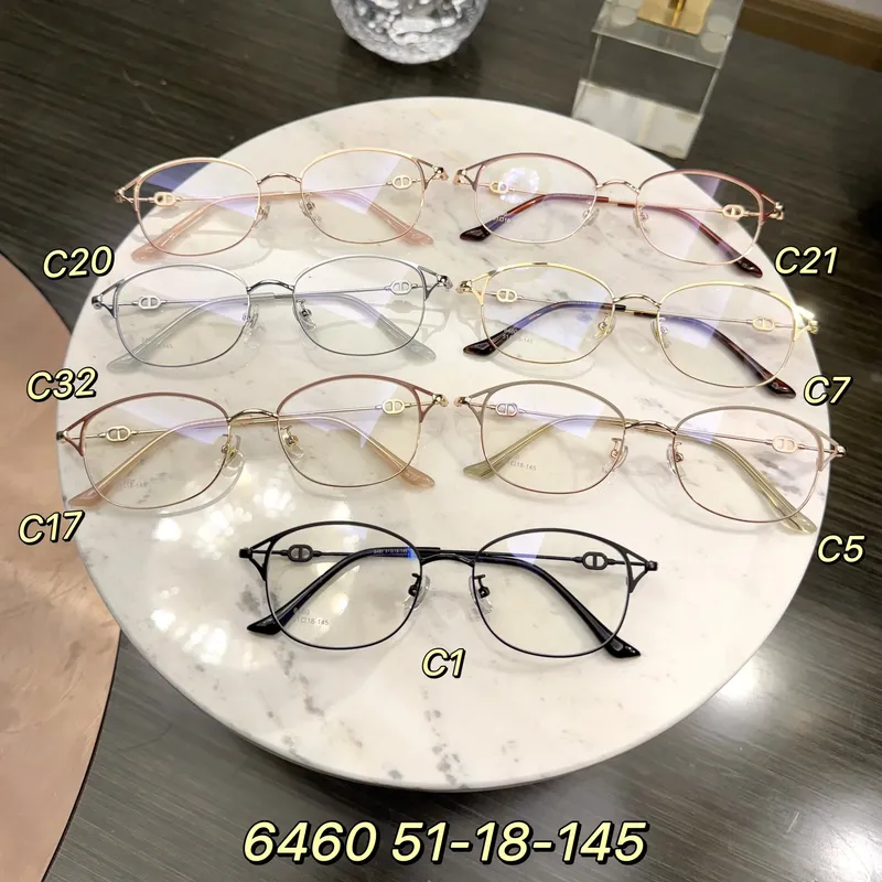 软萌纯欲猫眼眼镜框素颜金属复古椭圆框镜架配近视度数工厂批