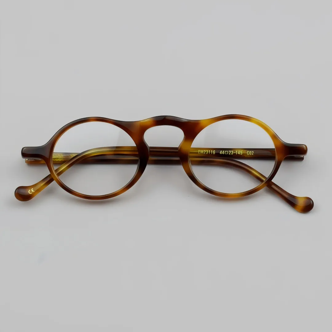 新款跨境个性时尚小众板材眼镜架男女23116 现货可配近视老花