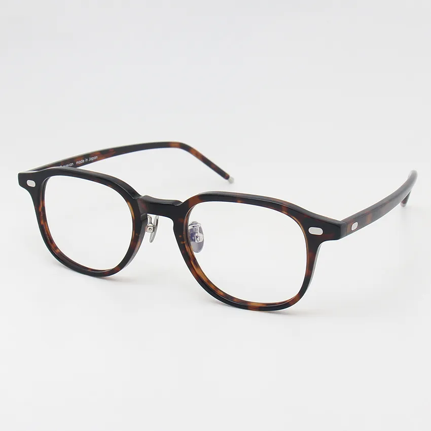 日系钛鼻托细方框NO7板材眼镜框近视眼镜架男女镜框