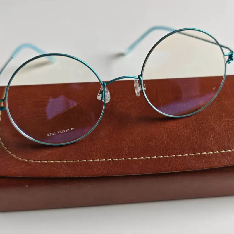 Vintage Round Optical Frame复古圆框轻量金属男女近视眼镜架