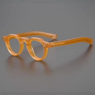 潮流全框男女百搭 复古日系厚框板材眼镜框架眼镜框平光眼镜时尚