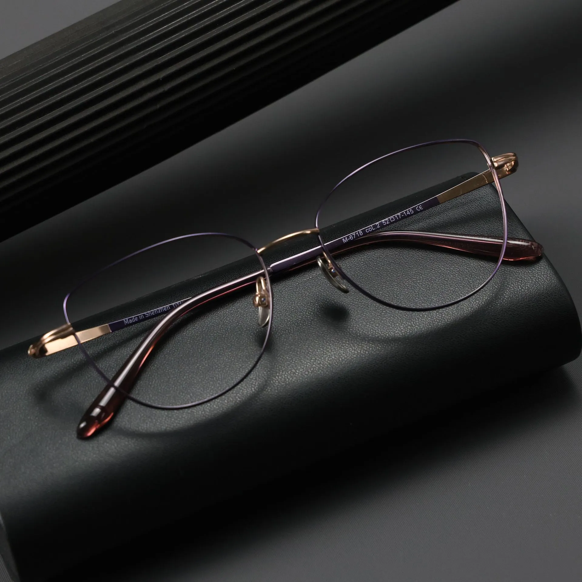 轻塑纯钛眼镜架男女款全框架眉毛板材框眼镜可配度数近视眼