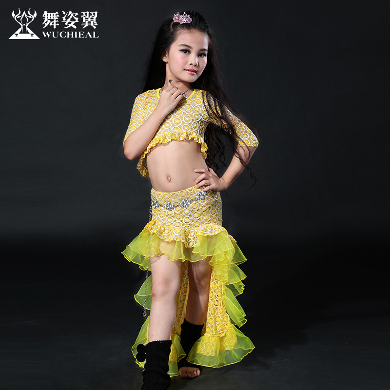 Dance children Belly Dance Uniforms India Dance Costume 2016 new pattern suit Elbow sleeve Shirtin the Sports/Yoga/Fitness/Fans supplies , Dance/Aerobics/Gymnastics , Belly dance , Belly Dance Set(Costumes)  category - from Buy2taobao.com to provide professional Taobao agent buy service