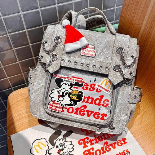 辣妹痛包斜跨双肩猫宁咕噜原创