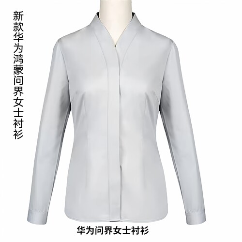 2025新款4S店华为问界长袖女衬衫