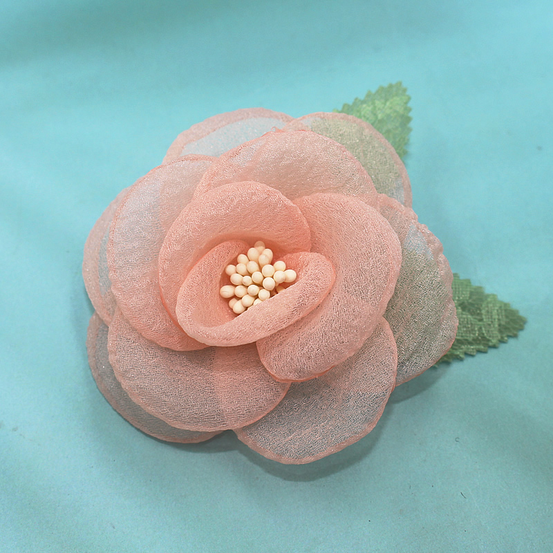 忠侣小香风纱女轻薄胸针