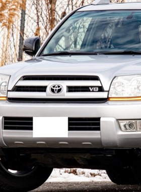 适用于03-05年丰田超霸4runner LED日行灯大灯装饰条专用改装雾灯