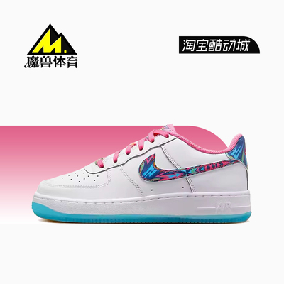 耐克花卉低帮空军板鞋