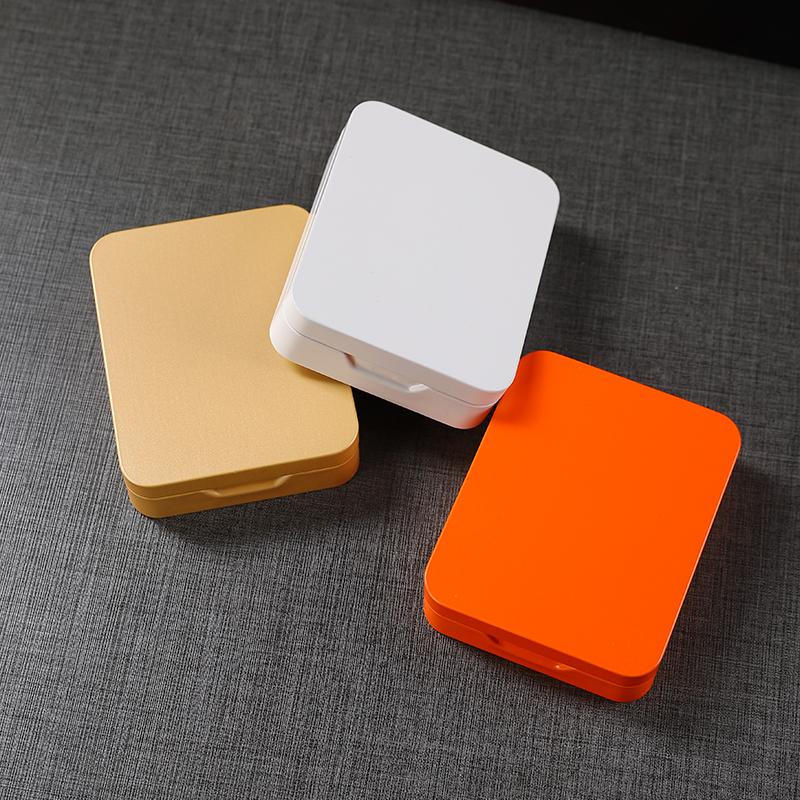 方形纯色迷你便携茶叶包装盒