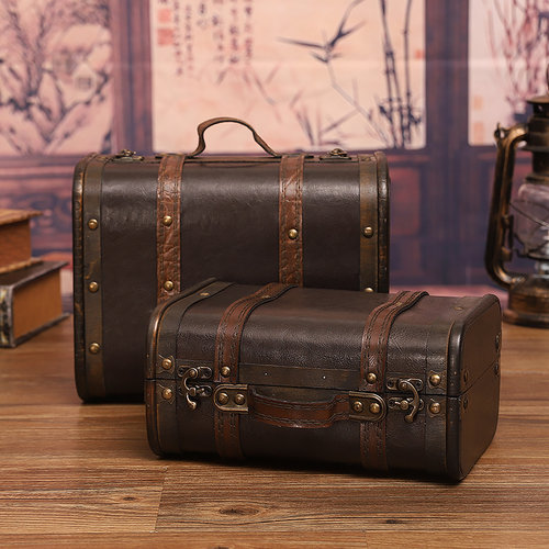 大号复古手提箱拍摄道具收纳箱