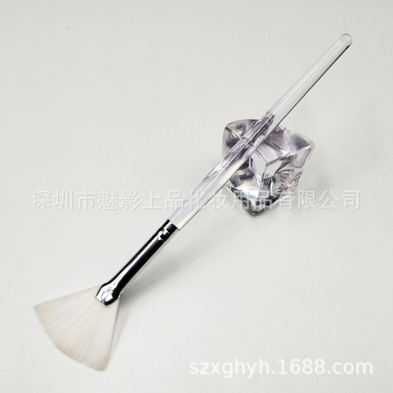 新品推荐软毛扇形刷果酸焕肤原液刷子面膜泥涂抹便携款单支装