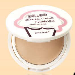 玻儿水粉霜粉底霜底妆提亮持玖遮暇型定妆粉底遮瑕膏