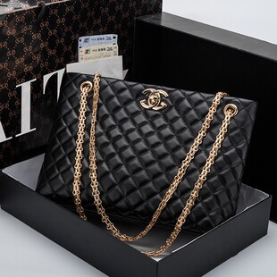 小香风26p中古方胖子双肩带腋下包女单肩手提包jennie同款口盖包