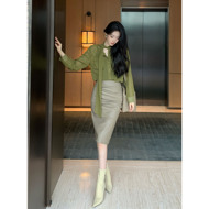 法式设计感小众半身裙女