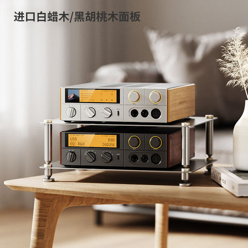 FiiO/飞傲K17 R2R台式解码耳放流媒体音乐接收器hifi发烧数字转盘