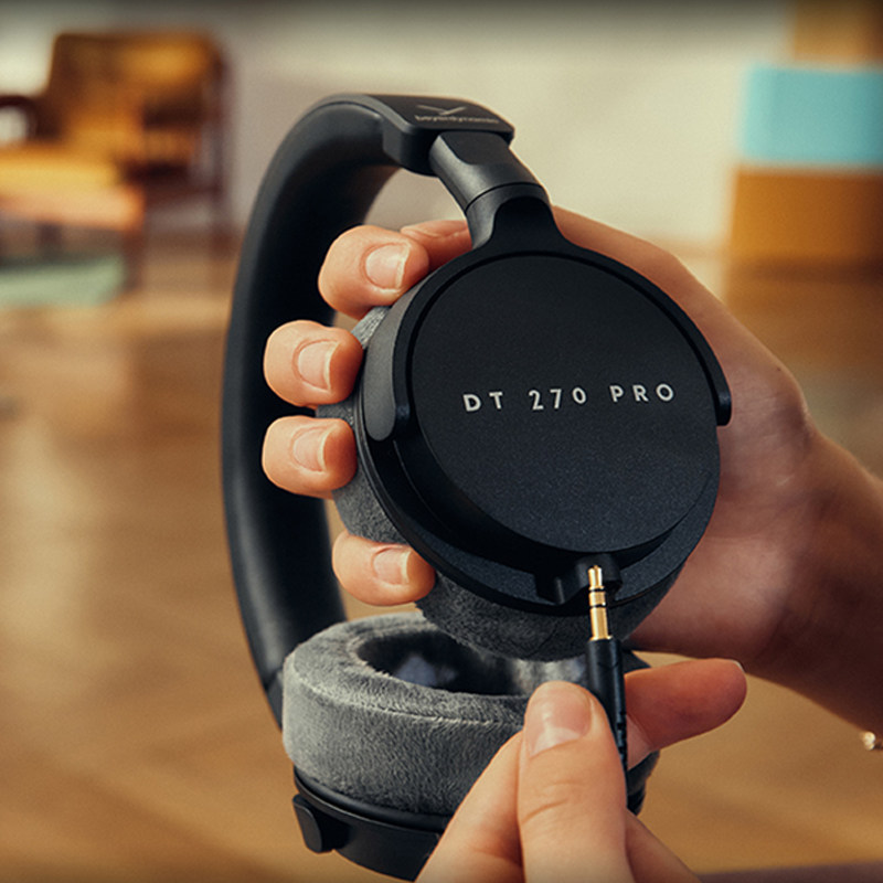 拜雅/拜亚动力DT270 Pro电脑头戴式便携电钢游戏监听耳机HIFI