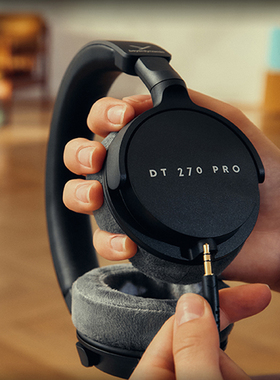 拜雅/拜亚动力DT270 Pro电脑头戴式便携电钢游戏监听耳机HIFI