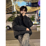 C316MY1023-1P118秋冬新款压花棉衣设计感时尚百搭棉袄外套，男装棉衣，电商C316