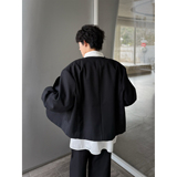 C316XZ8029P98春装新款长袖红内无领西服短款外套时尚个性西装，男装西服，电商C316