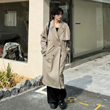 C316FY1243P138秋装新款卡其色风衣时尚中长款风衣外套松弛感，男装风衣，电商C316